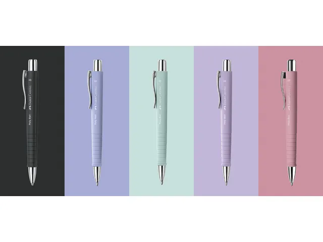 Balpen Faber-Castell Poly Ball XB pale iris