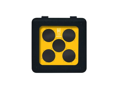Circulaire Bekerbak BrickBin Cups 65 Liter Zwart Geel