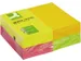 Quick Notes Memoblaadjes Neon 76x127mm 100 Vel 12 Blokken