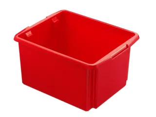 set draaistapelbakken,10-dlg.,HxLxB 245x455x360mm,32l,PP,rood - 3