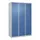 dubbeldekse locker,HxBxD 1850x1200x500mm,3x2vak.,vak B 400mm,cil.-slot