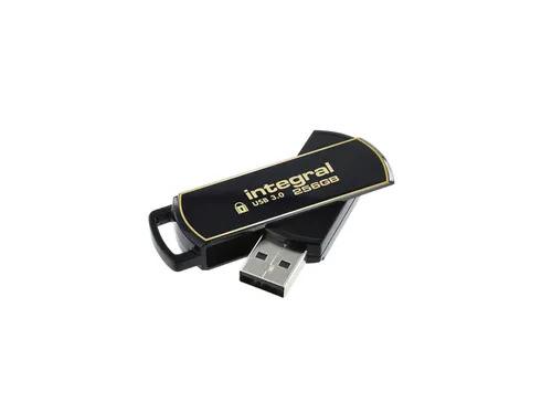 USB stick 3.0 Integral Secure 360 USB-A 256GB zwart