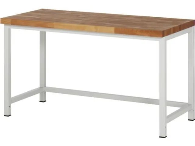 werkbank,HxBxD 840-1040x1500x700mm,beukblad,geolied,draagverm. 1250kg