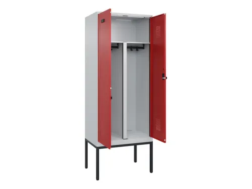 PBM-locker,HxBxD 2120x800x500mm,2vak,vak B 400mm,draaigrendel