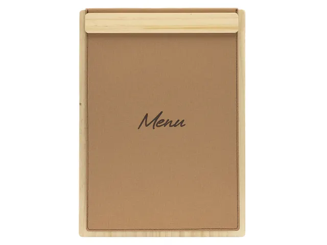 Menukaart Securit Signature klembord A4 bruin