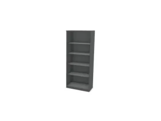 kantoorstelling,HxBxD 1895x800x445mm,MS-donkergrijs - 3