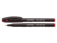 Fineliner Schneider Topliner 967 Rood 0.4mm