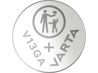 Batterij Varta knoopcel V13GA alkaline blister à 2 stuks - 5