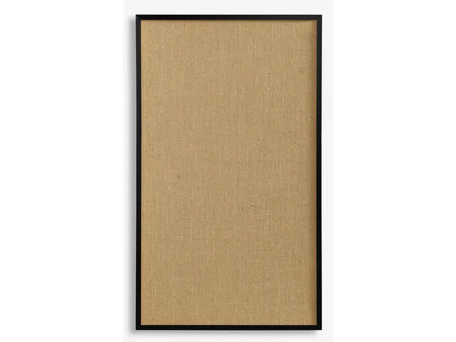 Prikbord Naga 100 x 60 cm Jute met Zwarte omlijsting