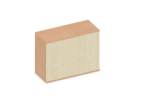 hangmappenkast 770x1000x430mm 2hangmappenframes Beuken+ Esdoorn