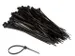 Kabelbinders IEZZY nylon 2.5x100mm D 20.5mm zwart 100 stuks