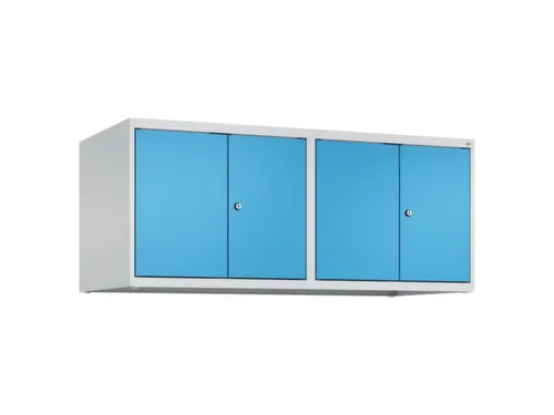 opzetkast,v. locker voor scheiding van kleding,4vak.,vak B 300mm
