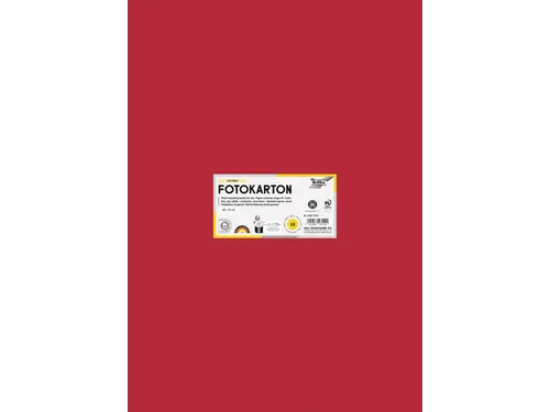 Fotokarton Folia 300gr 50x70cm 20 vuurrood