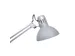 Bureaulamp MAUL Study tafelklem excl.LED lamp E27 zilver