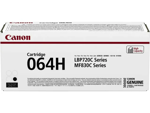 Canon 064H Toner Zwart 13.400 pag. voor i-SENSYS LBP722