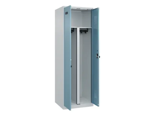 PBM-locker,HxBxD 1850x600x500mm,2vak,vak B 300mm,draaigrendel