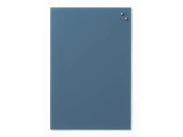 Glasmagneetbord Naga 40x60cm jeansblauw