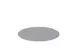 Panneau de plafond acoustique rond Feutre PET Ø120cm Gris clair