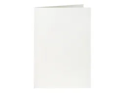Correspondentiekaart Papicolor dubbel 105x148mm hagelwit pak à 6 stuk
