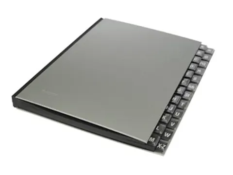 Class'ex sorteermap met letteraanduiding A-Z, zilver