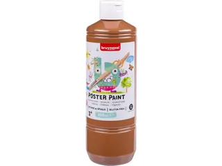 Plakkaatverf Bruynzeel lichtbruin fles à 500m - 1