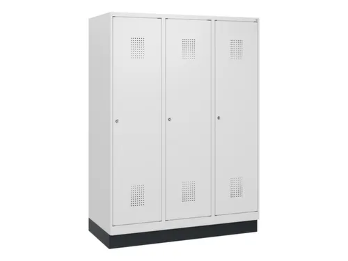 schoollocker,HxBxD 1630x1200x500mm,3vak,vak B 400mm,cil.-slot,sokkel