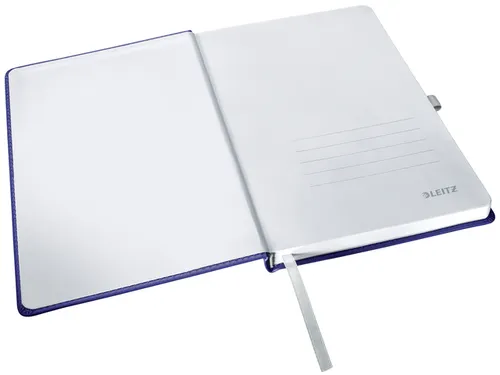 Leitz Style notitieboek A5 gelijnd met harde kaft Titanium Blauw
