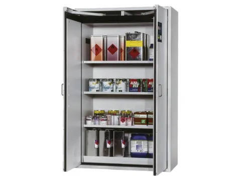 Veiligheidskast 1968x616x1196mm Ral7035 Brandbare/giftige Stoffen