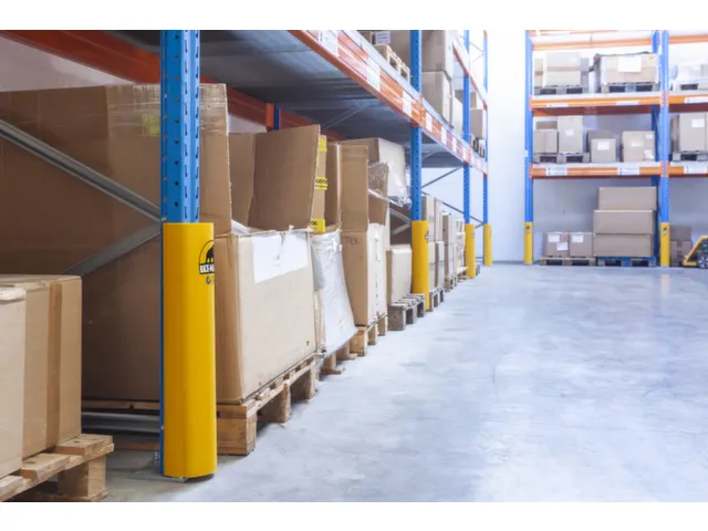 Stellingvoetbeschermer,v. binnen/buiten,H 600mm