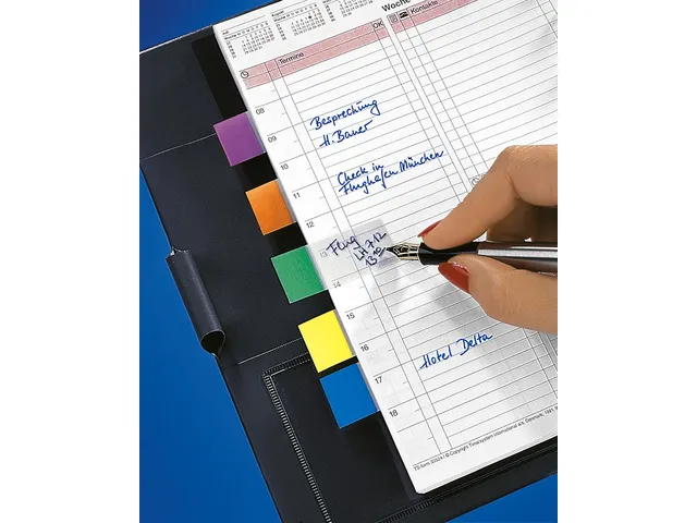 Index repositionnable 84x50mm Transparent 7 couleurs