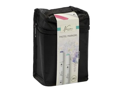 Marqueur pastel Nassau set 24 couleurs