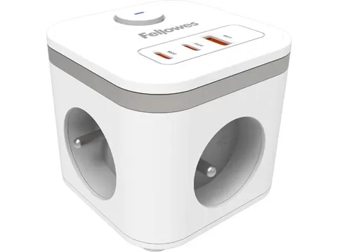 contactdoos Power Cube wit voor België