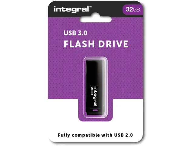 Black Usb 3.0 Flash Drive 32Gb zwart