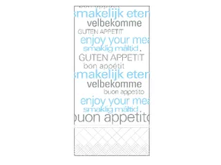 Tork 477304 Lunchservet Text 33x33cm - 1