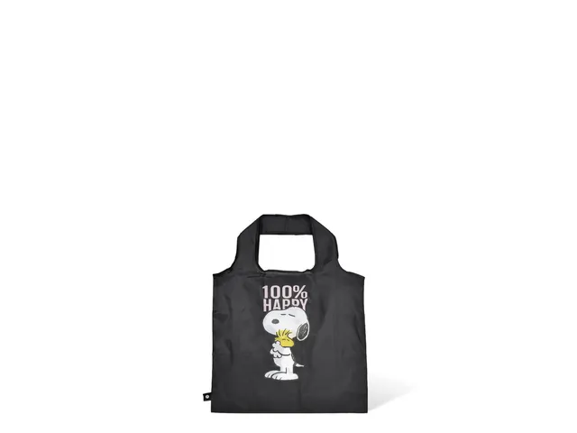 Opvouwbare tas Les Artistes Paris 100% gerecycled Happy Snoopy