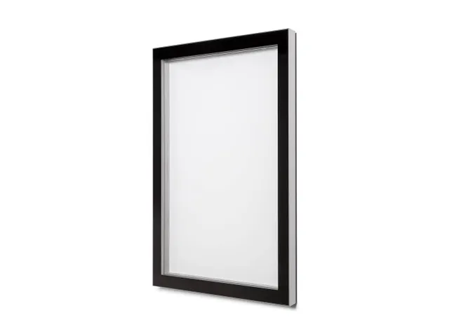 Vergrendelbaar Posterframe Slim Premium Design Outdoor A1 Alu/ Zwart