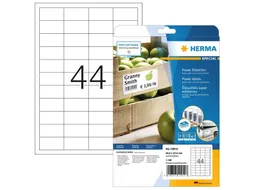 Etiket HERMA Power 10914 48.6x25.4mm wit 1100 stuks