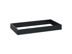 sokkel,HxBxD 100x1000x500mm,staal,RAL7021,meerprijs