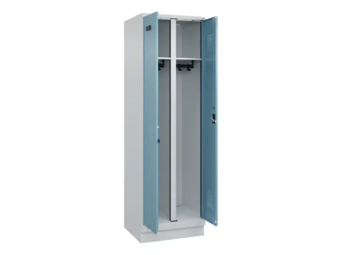 locker voor scheiding van kleding,HxBxD 1950x600x500mm,2vak
