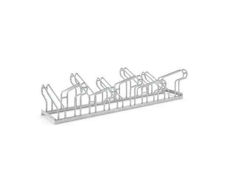 Fiets-Beugelrek L 1750Mm 2X5Plaatsen Dubbelzijdig Gelast Verzinkt