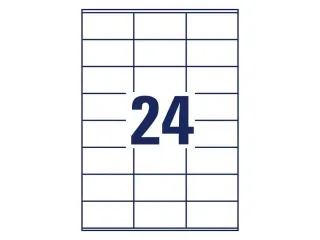 etiket Avery Zweckform ILK 70x36mm recycled Wit 2400 stuks - 3