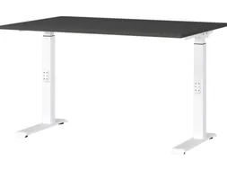 In hoogte verstelbaar bureau,HxBxD 680-910x1200x800mm,blad grafiet