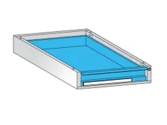 laden-onderbouw,v. werkbank,romp staal RAL7035,front RAL7016