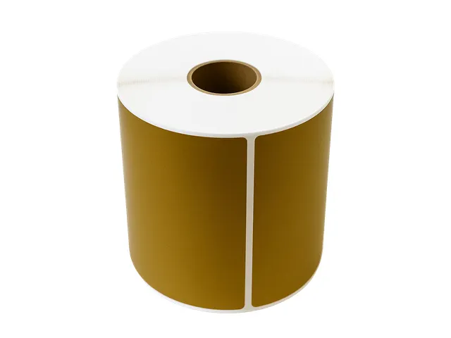 Etiquette d'expédition colorée rouleau 102x152mm Or 2800pcs