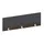 Baliepaneel Bureau Aanbouw Achter Bruin Hickory Antraciet 1400Mm