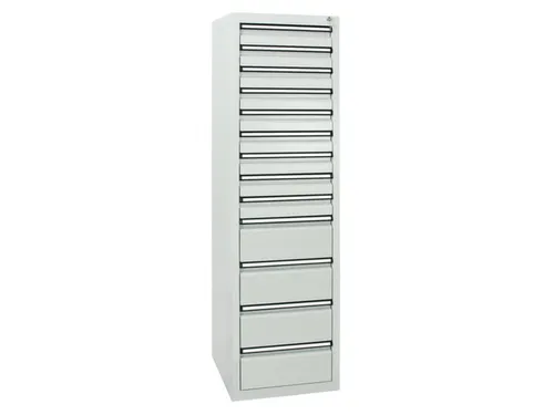 ladekast,HxBxD 1800x500x500mm,13lade(n),centr. vergrendeling