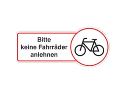 aanwijzingsbord,A.u.b. geen fietsen tegen zetten,PVC,zelfklevend