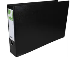 Q-Connect ordner A3 uit Karton Liggend 80mm Zwart
