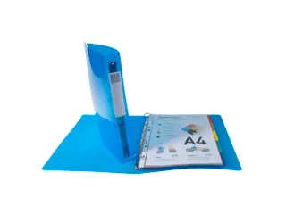 Ringmap PP IDERAMA A 4+ 4R 30mm li-blauw - 3