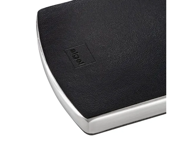Etui pour cartes de visite noir imitation cuir "Snap" pour max 12 cart